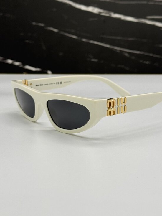 NEW MIU MIU MU07ZS 1425S0 SUNGLASSES WHITE WOMEN MU 07ZS 1425S0, SMU 07Z 1425S0 main image 9